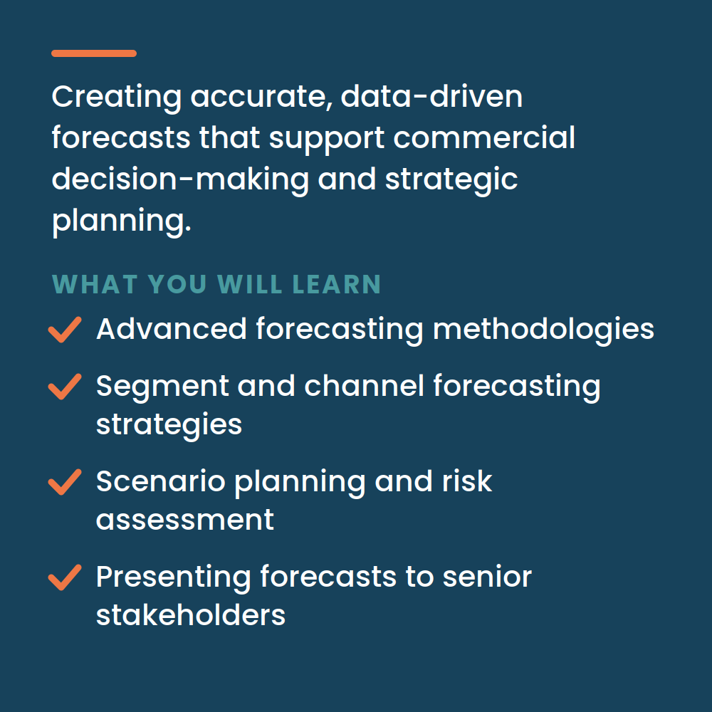 Advanced Forecasting & Commercial Planning
