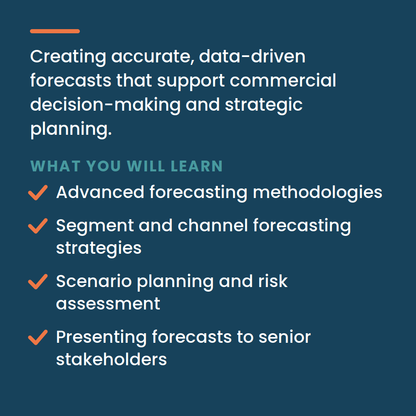 Advanced Forecasting & Commercial Planning