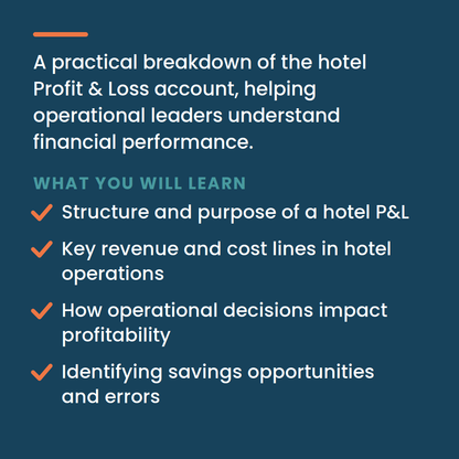 Understanding the Hotel P&L Account